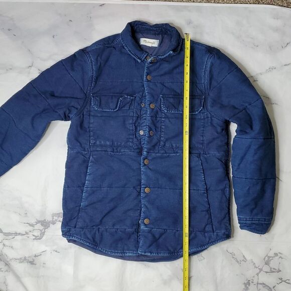 Madewell Quilted Indigo Shirt Jacket - Picture 5 of 7